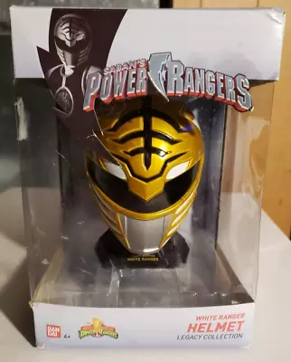 BanDai Power Rangers Mighty Morphin White Ranger Helmet Legacy Collection • $26.99