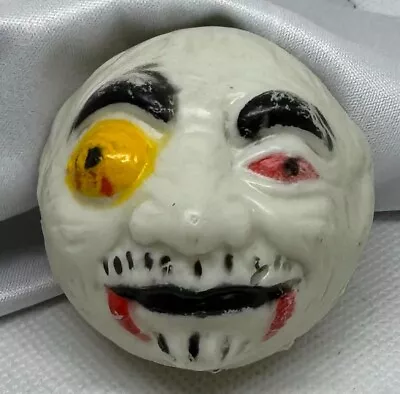 Vintage 1980s/90s Knockoff Madball Blowmold Ball With Vampire Monster Face • $5.99