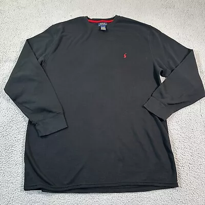 Polo Ralph Lauren Mens Size 3XT Thermal Shirt Long Sleeve Black • $19.88