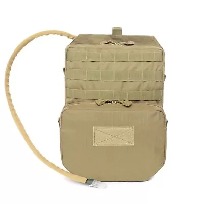 Tactical Hydration Pack Assault Molle Pouch Mini Airsoft Outdoor Sport Water Bag • $20.99