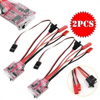 £7.19 • Buy 2X 30A ESC Brushed Brush Motor Speed Controller For RC Car Boat Model Reverse XY
