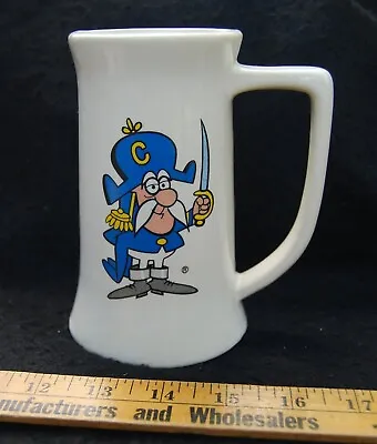 [ 1960s CAP'N CRUNCH - Vintage Ceramic MUG - Rare Quaker Oats Employee Souvenir] • $45