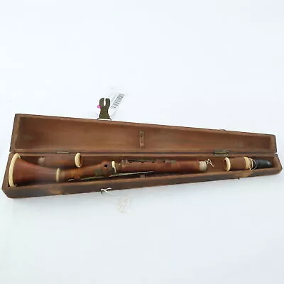 Asa Hopkins Litchfield Conn. 5 Key Clarinet In C Circa 1820 HISTORIC COLLECTION • $2999