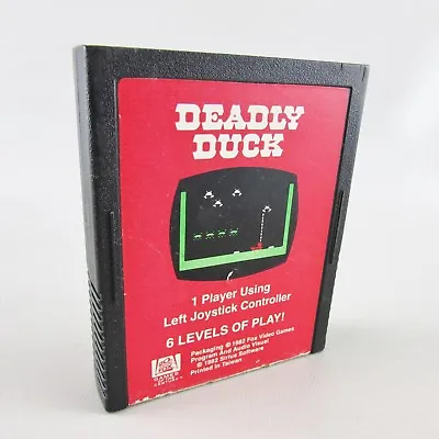 FOX Deadly Duck Atari 2600  CARTRIDGE ONLY 1982  Tested  Vintage • $71.10