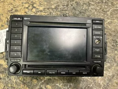 2005-2006 Jeep Grand Cherokee Radio AM/FM CD DVD Player Receiver W/ Nav ID REC • $449.99