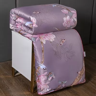 Genuine Mulberry Silk Comforter Summer Cool Quilt Duvet Jacquard Bedding Filler • $145.39