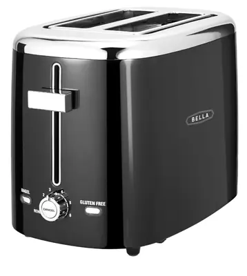 $28.98 • Buy 2 Slice Toaster Extra Wide Slot Bagel Adjustable Settings Easy Clean Breakfast