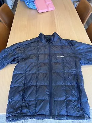 Montbell Superior Down Packable Puffer Jacket Blue EX 800 Down Men Medium • $60