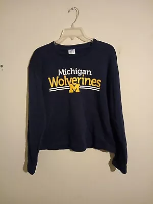 Michigan Wolverines Rivalry Threads Sweater Sweatshirt Women's Size S 4/6 • $9.99