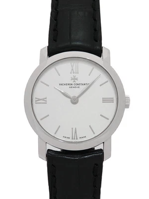 $8628.30 • Buy Vacheron Constantin Patrimony Quartz White Gold Ladies Watch Pre-Owned [b0528]