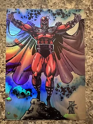 1993 SKYBOX SERIES 2 MARVEL X-MEN MAGNETO HOLITHOGRAM CARD #H-2 (Nr-Mint -Mint) • $3.99