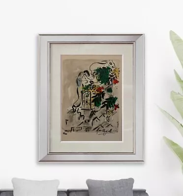 Marc Chagall Original Hand-signed Lithograph With COA & Appraisal Of $3500*'' • $1299.35