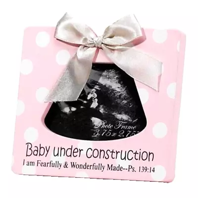 BABY SHOWER MOM'S GIFT~ Girl Ultrasound Photo Frame~ Bible Verse Ps. 139:144~NEW • $17.99