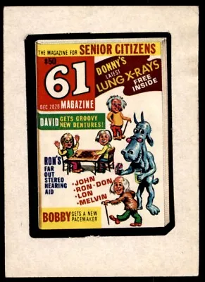 1974 Topps Original Wacky Packages 11th Series 61 Magazine Tan Back • $1.20