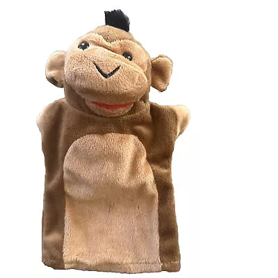 Melissa & Doug Zoo Friends Monkey Hand Puppet 9  Plush Puppet Stuffed Animal Toy • $6.99