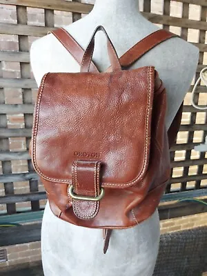 Oroton Brown Vintage Leather Backpack • $180