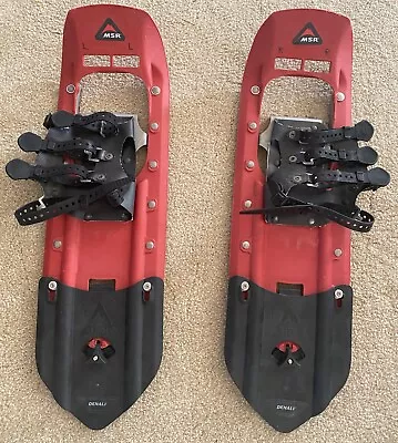 MSR Denali 8x22 Red Snowshoes W/Flotation Tail Extensions • $49