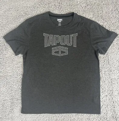 TAPOUT Shirt Tee Mens Large Logo Chainlink Graphic Short Sleeve MMA UFC • $7.50