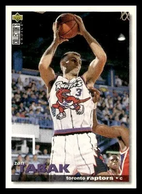 1995 Collector's Choice   #99 Zan Tabak Toronto Raptors Basketball Card • $1.75