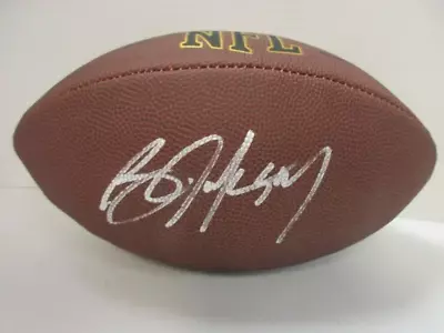 Bo Jackson Of The Oakland Raiders Signed Autographed Brown Football PAAS COA 666 • $312