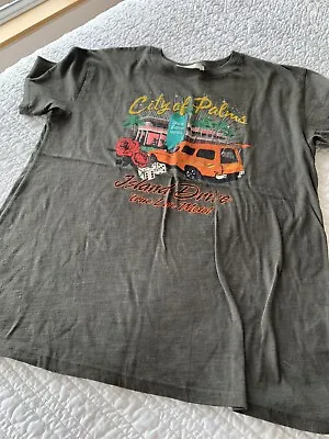 $60 • Buy PREOWNED Spell & The Gypsy City Of Palms Biker T-Shirt SIZE XS