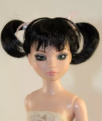 Black Pony Tail Wig Size 6-7 Fits Ellowyne -Mei  Monique Collection • $20.30