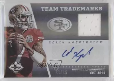 2013 Limited Team Trademarks Signature Materials /25 Colin Kaepernick #3 Auto • $58.04