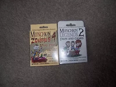 Munchkin Zombies 4 Spare Parts  Legends 2 Lot • $21.47