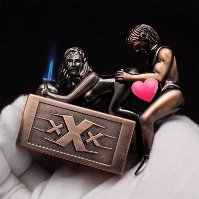 £9.99 • Buy Cool Metal Jet Torch Gas Butane Refillable Lighter Sexy Windproof XMAS Gifts UK