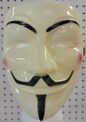 Mask V For Vendetta Mask Fawkes Anonymous Halloween Cosplay Party Costume • $8.88