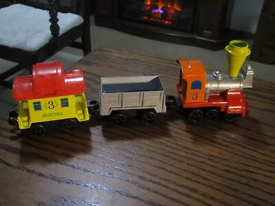 1980 Mattel First Wheels 3 Piece Train Set  # SS • $7.78