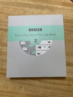 BROLEX Pack N Play Playard Sheet Set - 432245360 (2 Pack) • $14.97