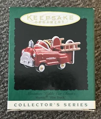 Hallmark Miniature Murray Fire Truck Kiddie Car Classics Christmas Ornament New • $7.25