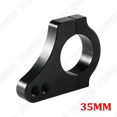 1x 35mm CNC Black Motorcycle Steering Damper Stabilizer Bracket Fork Frame Clamp • $16.91