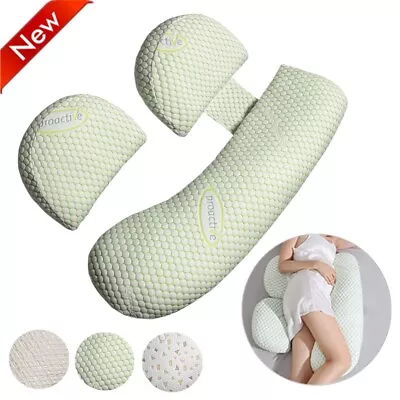$29.99 • Buy Extended Pregnancy Pillow For Sleeping Pregnant Women Full Body Support Pillow