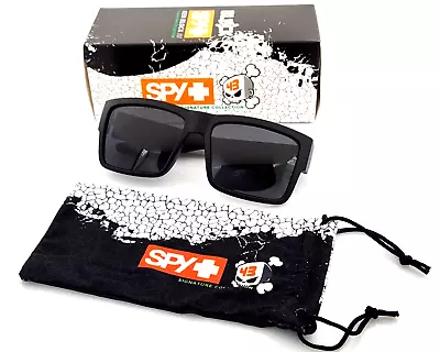 SPY Optic Cyrus Polarized Sunglasses Matte Black Dark Smoke Polarized Lens NEW • $48