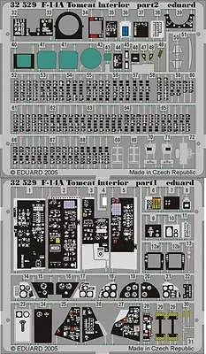 EDUARD MODELS 1/32 Aircraft- F14A Interior For TAM (Painted) EDU32529 • $26.96