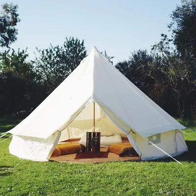 Local Waterproof 5M Oxford Bell Tent Glamping Yurt Camping Tent With StoveJack • $719