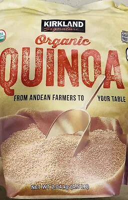 Kirkland Signature USDA ORGANIC QUINOA 72 Oz Bag 4.5 Lbs Andean Farmers • £24.12