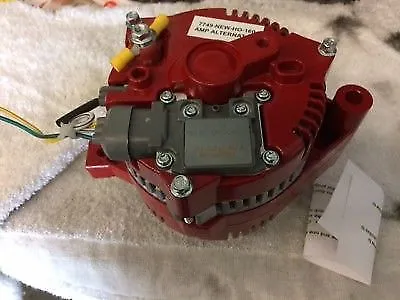 FORD MUSTANG ONE WIRE 3G SMALL Body Alternator 1965 1975 HIGH OUTPUT Red Color  • $179.88