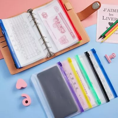 £2.69 • Buy 6 Ring Notebook Binder Binder Pockets Binder Zipper Folders A5 A6 Size