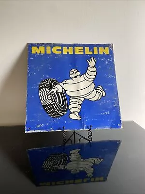 Original MICHELIN Advertising Sign Aluminium Not Enamel • £75