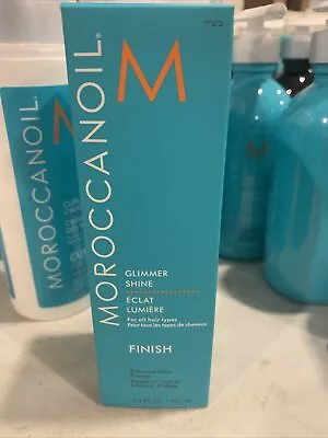 Moroccanoil Glimmer Shine Finishing Spray 3.4oz/100 Ml Sun&Sea-water Protection • $26.99