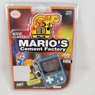 Nintendo Mini Classics Mario's Cement Factory Keychain Collectible - Brand New  • $80