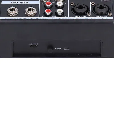 F4A 4 Channel Live Mixer Low Noise Stereo USB Mixer For Home Karaoke GDS • £48.96