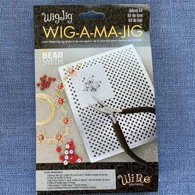 £18.95 • Buy Wig-A-MA-JIG Deluxe.  Peg Board For Wire Working And Jewellery Making. Beadsmith