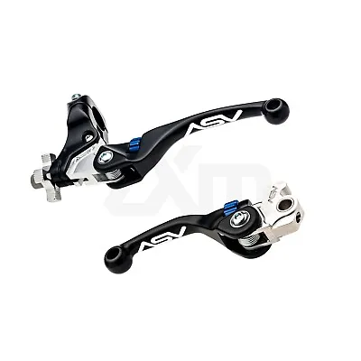 2007-2024 Yamaha YFZ450/R/SE ASV F4 Series Brake & Clutch Lever PAIR PACK Black • $220