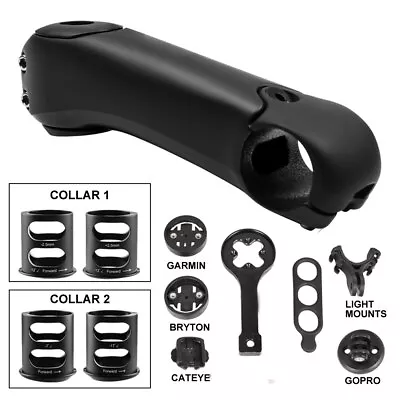 Road Bike Carbon Aero Stem Adjustable Stems 31.8 Mm 1 1/-8  80/90/100/110mm • $129