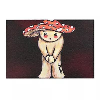 Mushroom Kid Red And Black Area Rugs  • $26.55