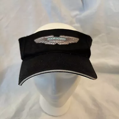 Aston Martin Embroidered Sun Visor Top Down Driving Hat Black One Size • $24.97